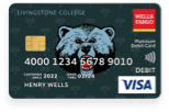 Light blue bear on dark colored background. Livingstone University in upper left corner.